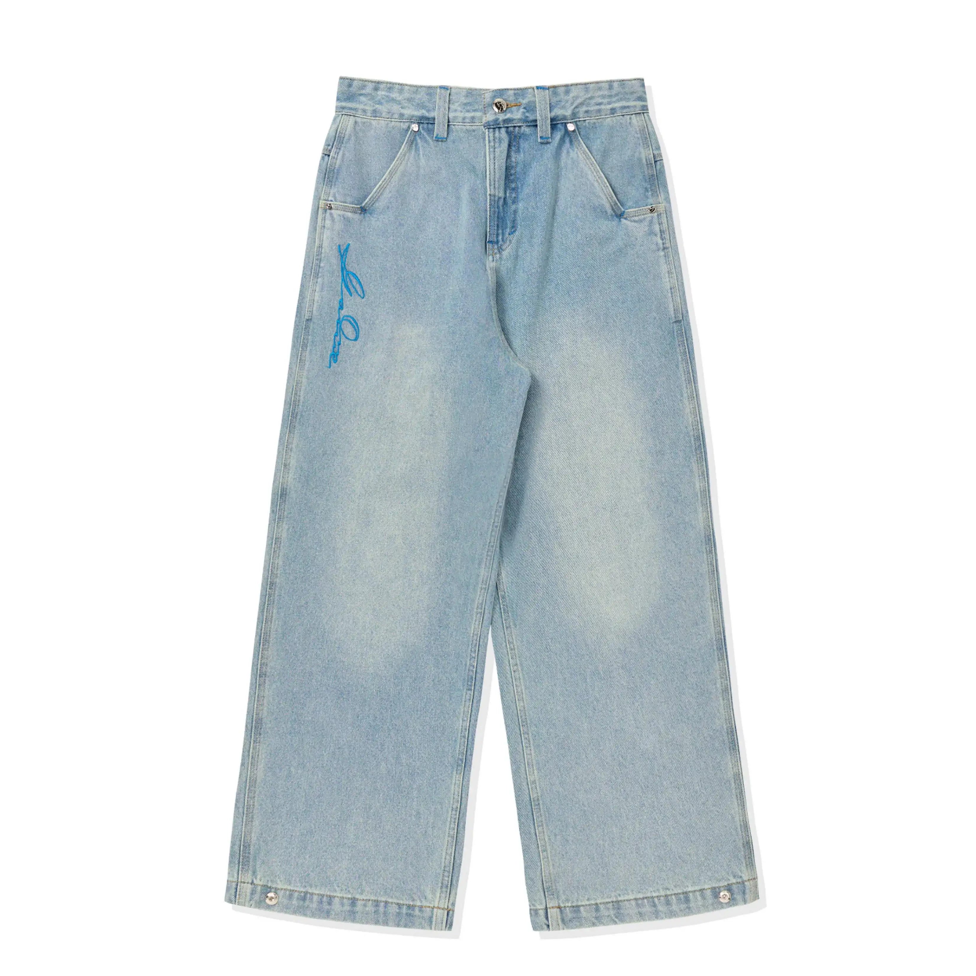 GameOne Straight  Washed Loose Hip Hop Jeans