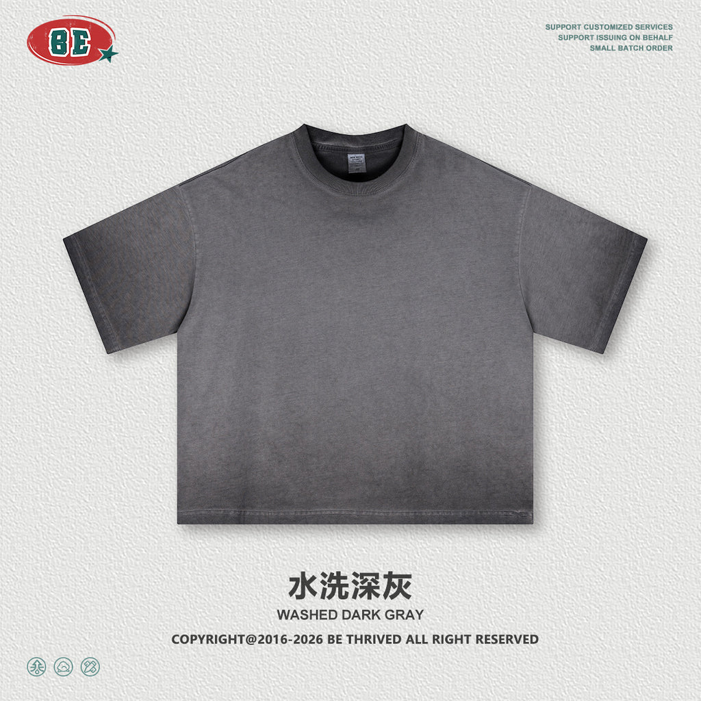 BE Retro Loose Short Wide Casual Tee