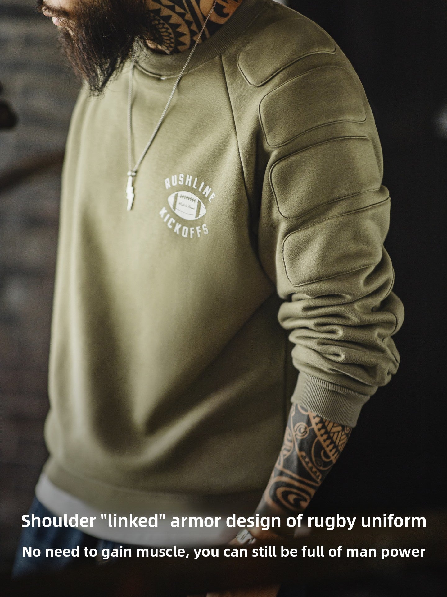 Madden fleece thickened warm round neck sweater