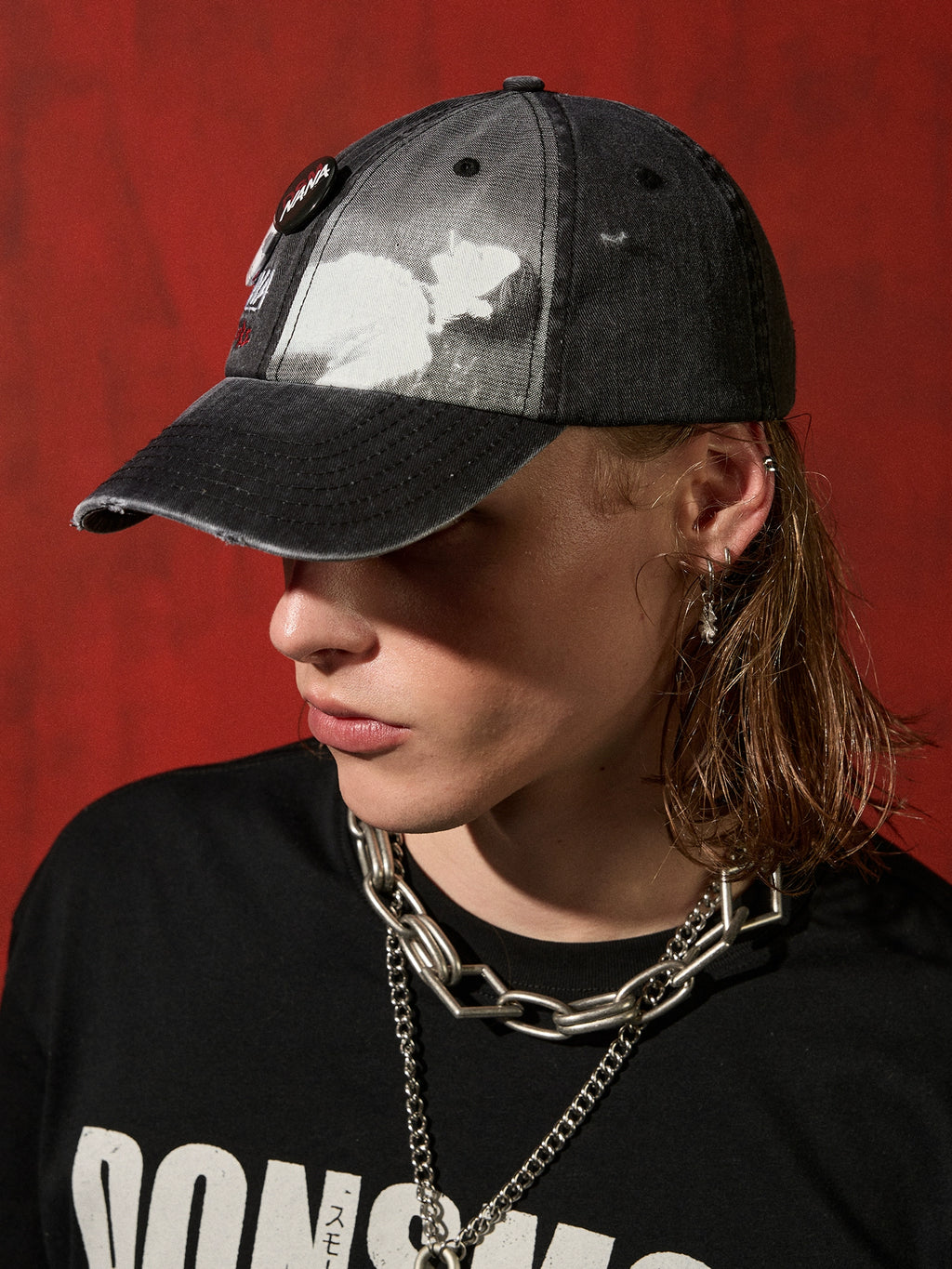 DSM Removable Badge Washed Portrait Cap