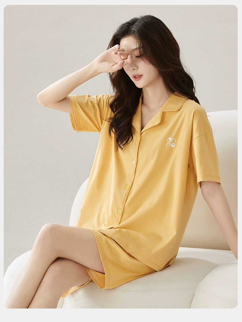 Urban Butterfly Ice Silk Loungewear Set