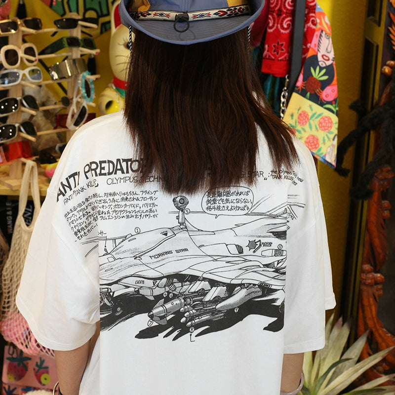 Wang Youbing Studio! PREDATOR 220g 100% Cotton Tee