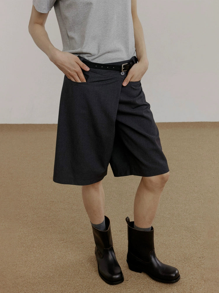 COLN Casual Versatile Loose Shorts