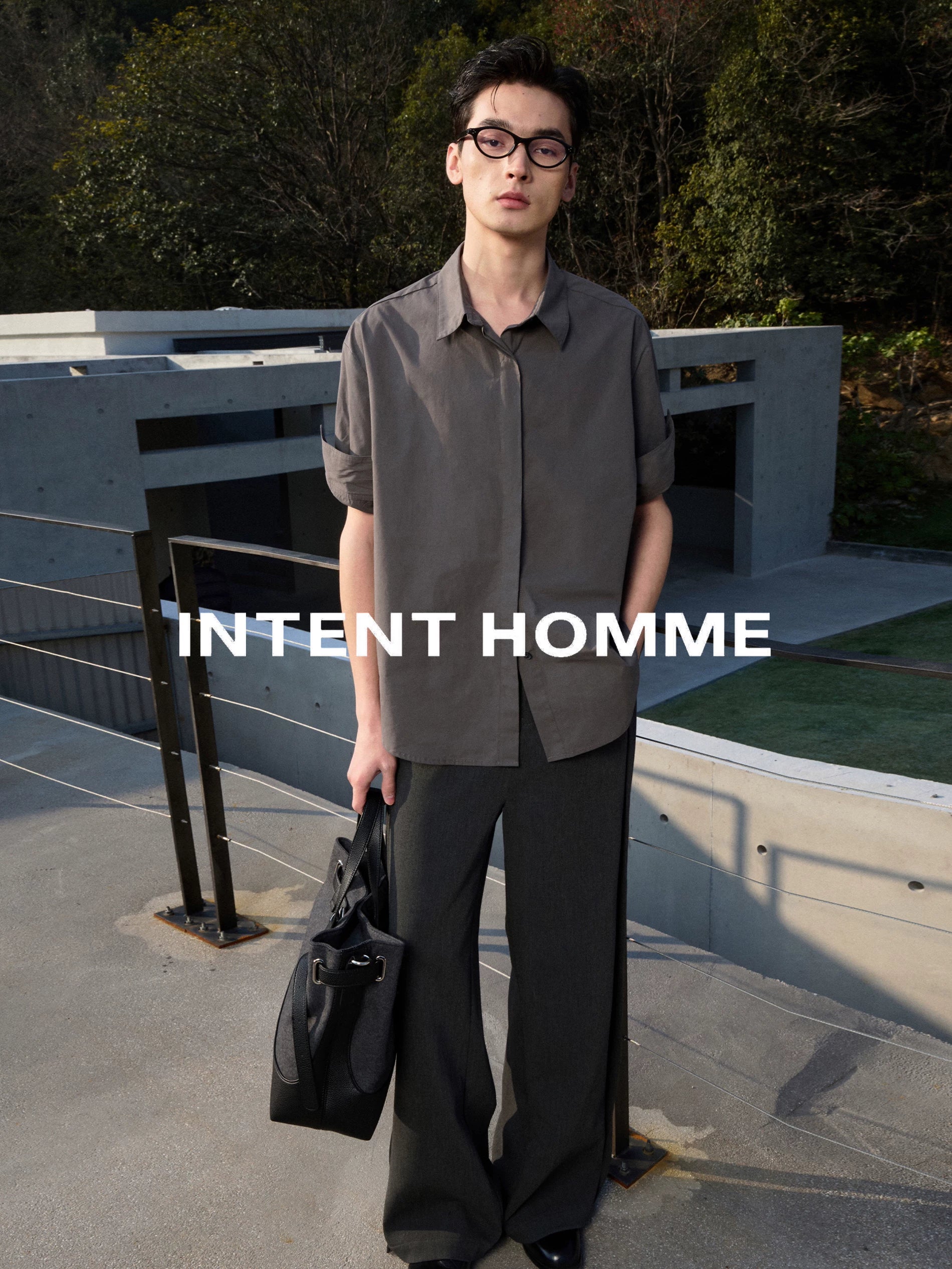 INTENT Casual Versatile Short Sleeve Shirt