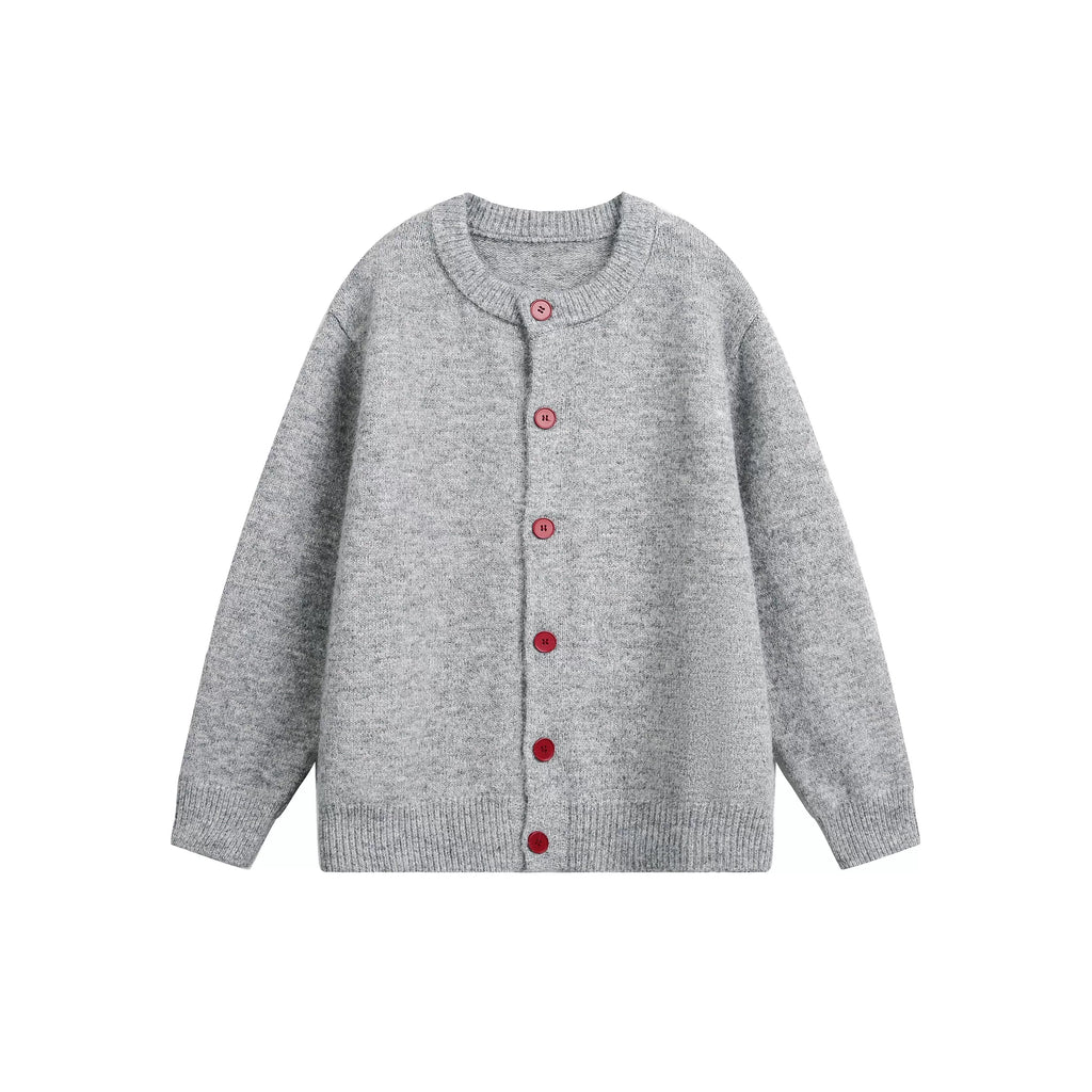 MADWITCH Contrasting Button-up Sweater