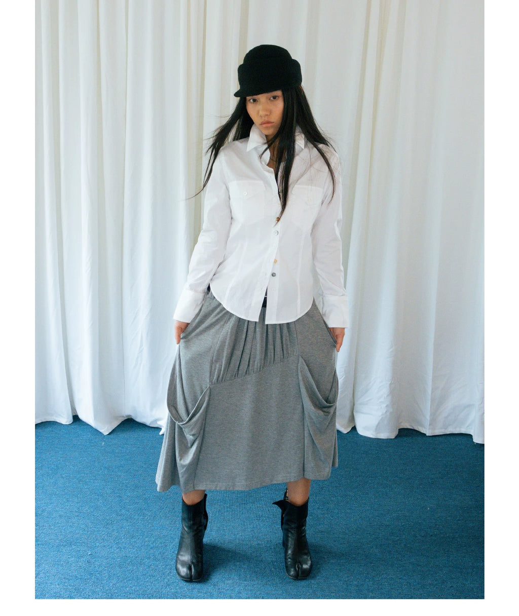 FUNKYFUN Niche Three-dimensional Pleated Skirt
