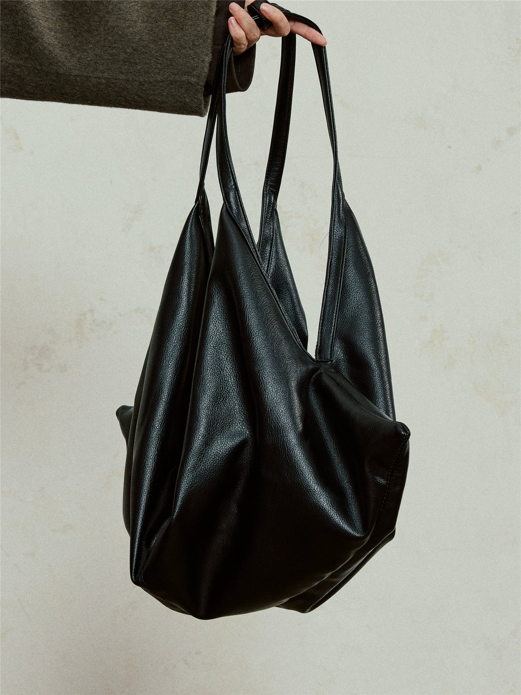 SUNYVONNE Minimalist Versatile Lazy Wind Tote Big Bag