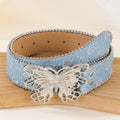 Intertek Decorative Butterfly Smooth Buckle Belt