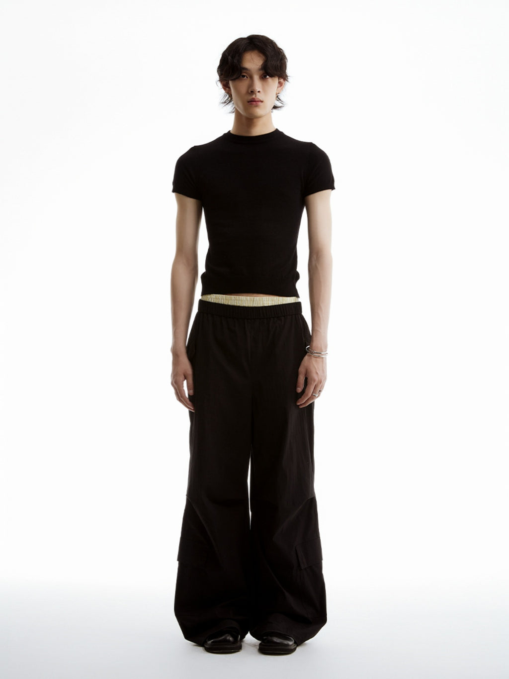 FUNKYFUN Thin Wool Knitted Tee