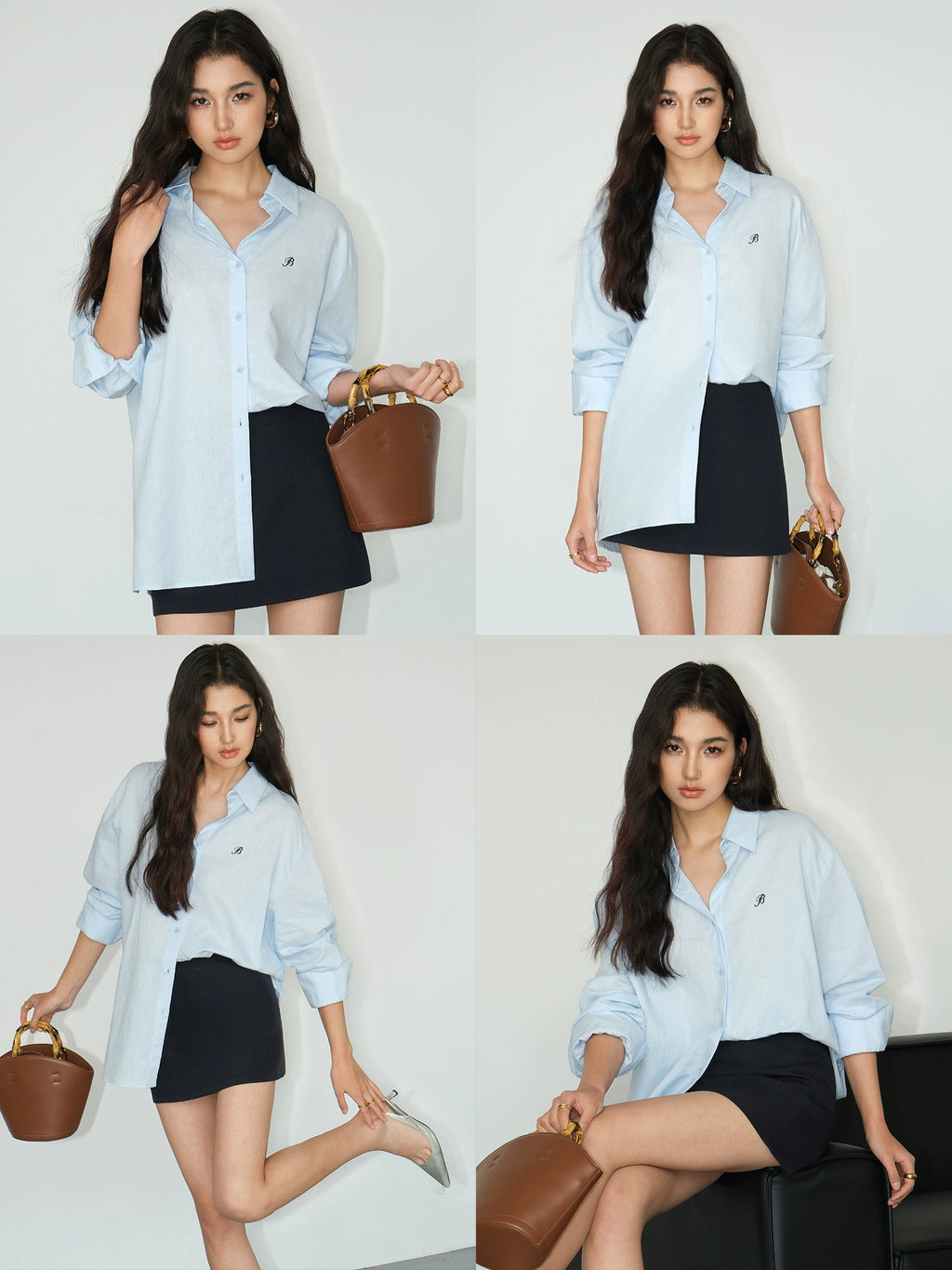 NEVA HU Loose Temperament Shirt