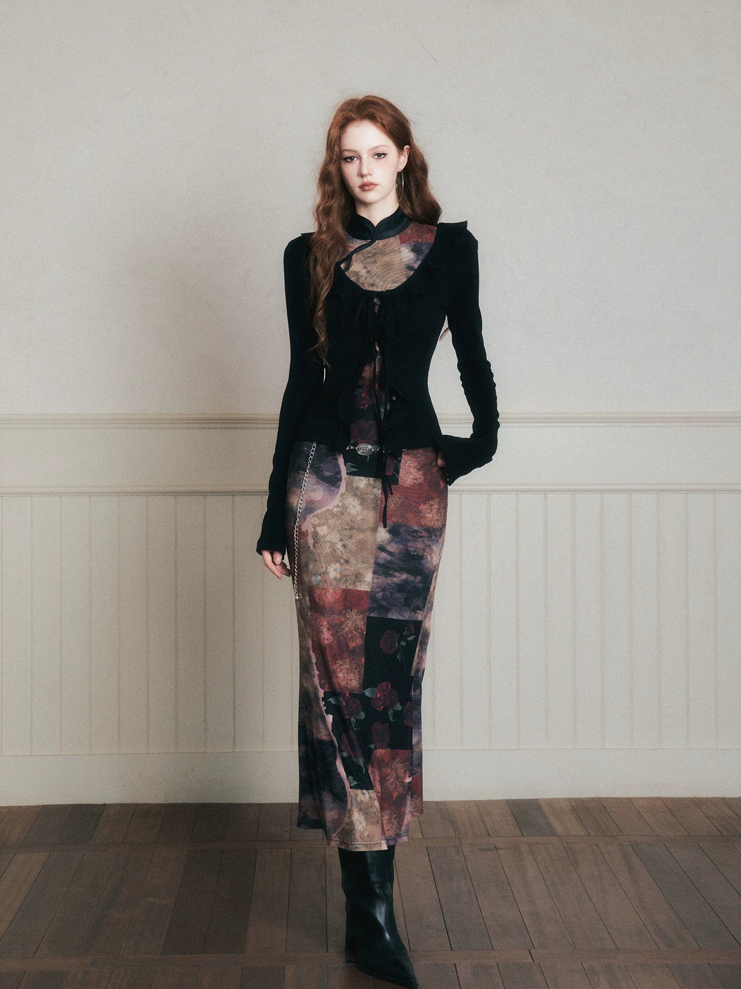 LULUSWINGS Vintage Cheongsam Fishtail Dress