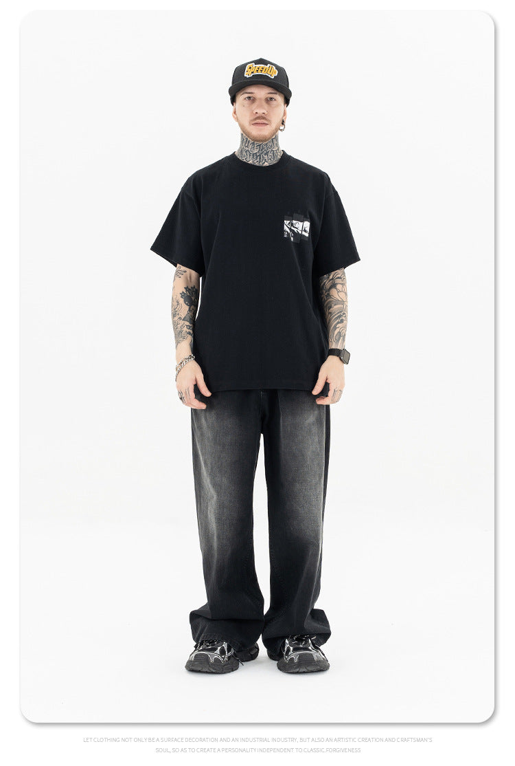 FORGIVNESS Illustration Printing Short Sleeve Tee