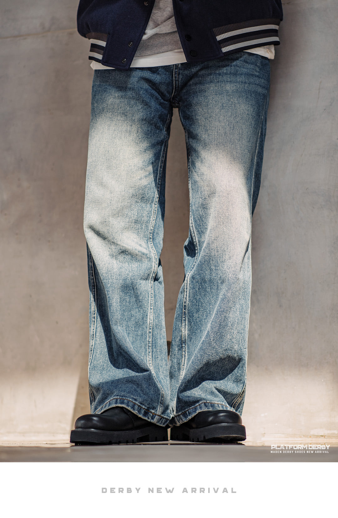 Madden black high-end leather derby shoes