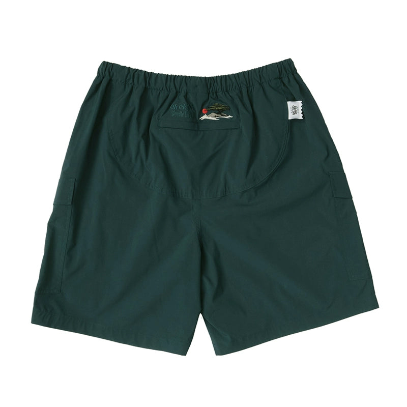 Battles Diagonal Pocket Embroidered Shorts