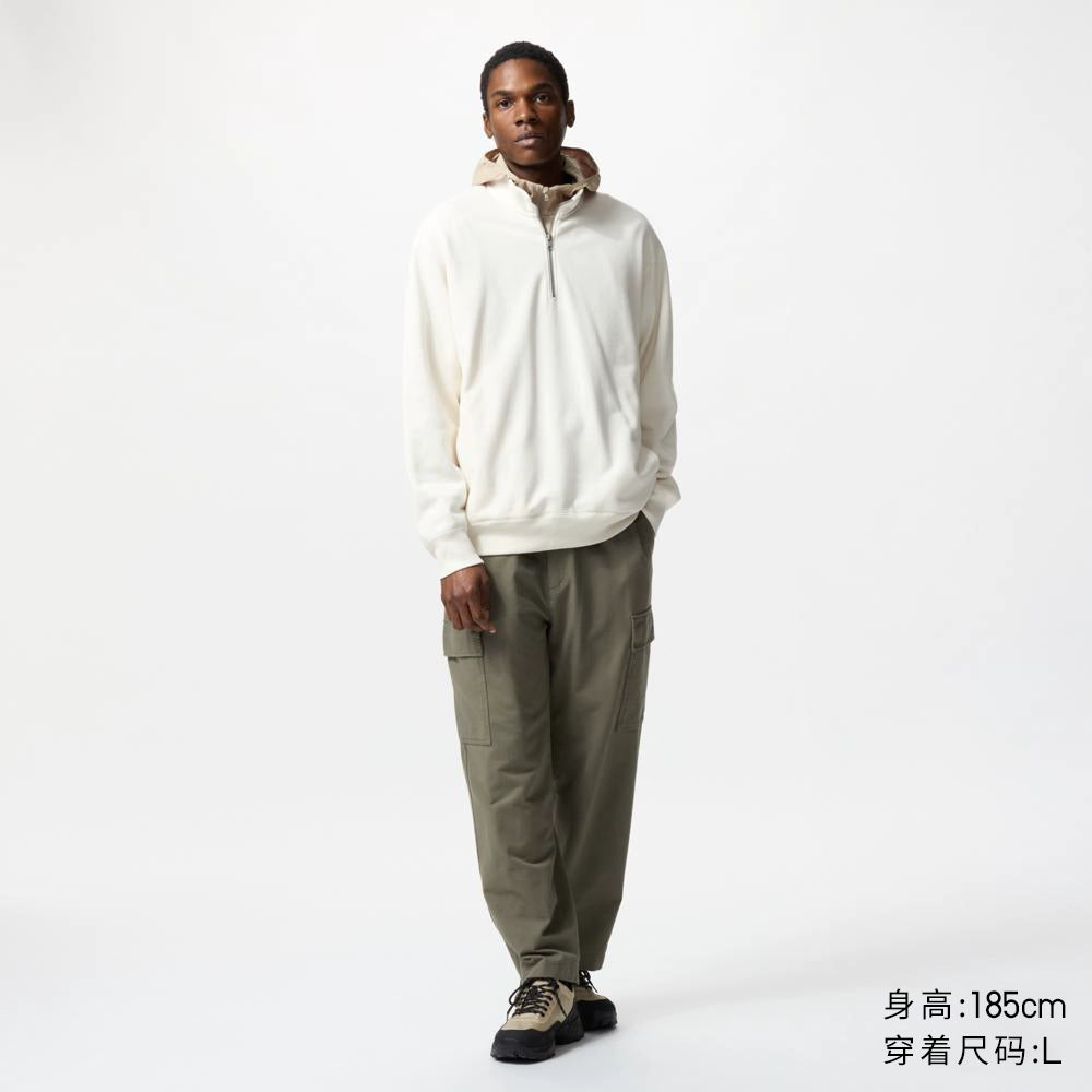 Uniqlo men's clothing and women's clothing washed loose casual tooling nine-point pants/easy casual pants 474100 473177