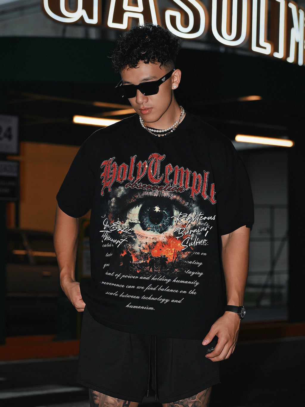 OOTC Retro Street Sports Casual Tee