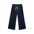 Audwyn Vintage Contrast Skinny Terry Cotton Sweatpants