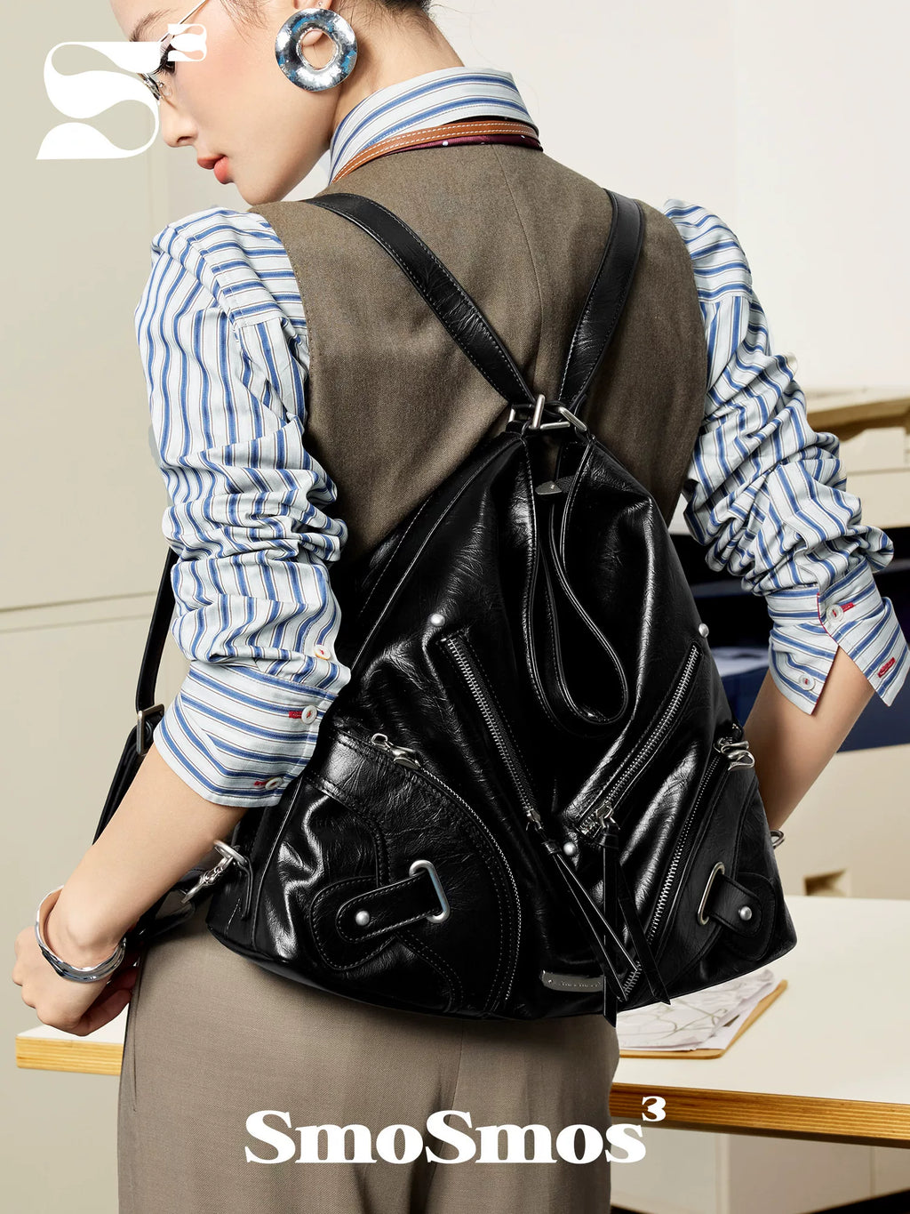 SmoSmos Vintage Shoulder Underarm Bag