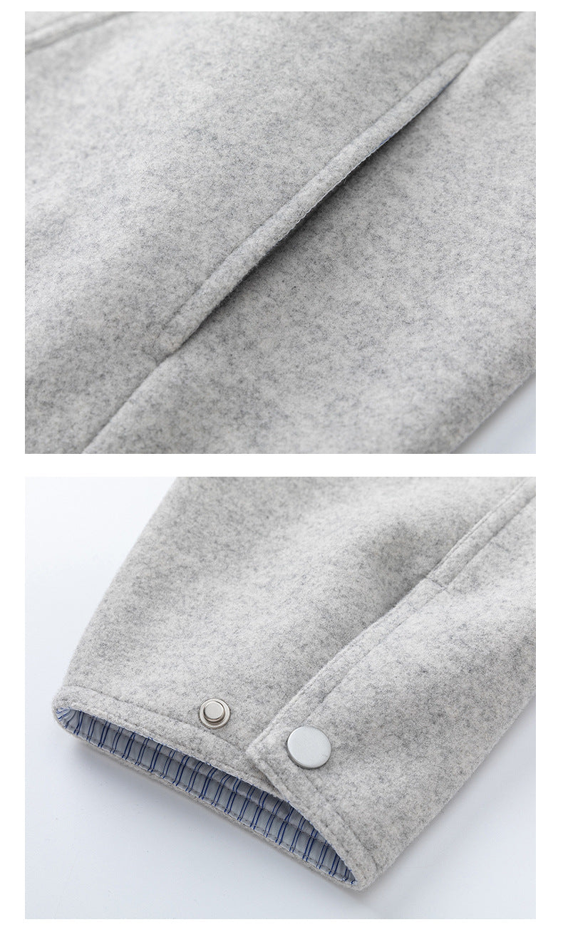 UNF Casual Striped Stand-Up Jacket