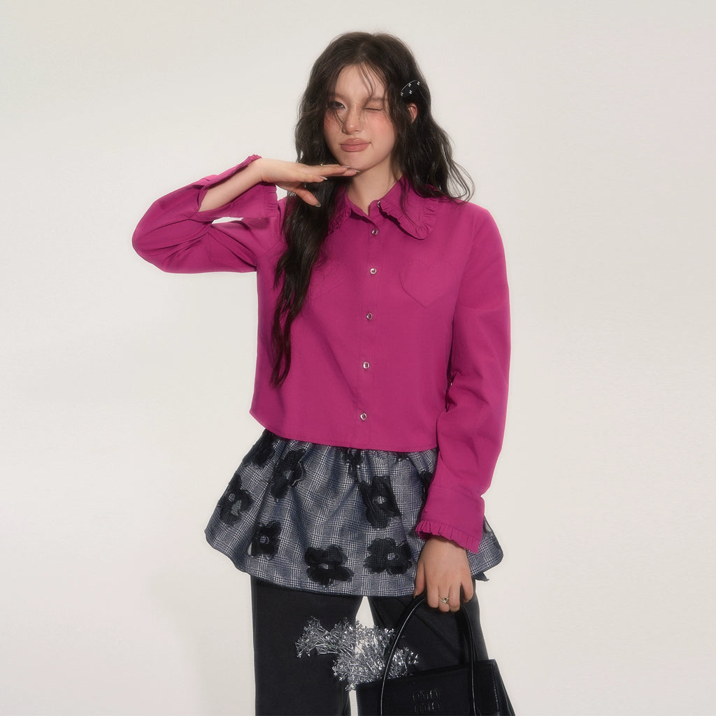 SASSY MOODY Silhouette Loose Suit Suit