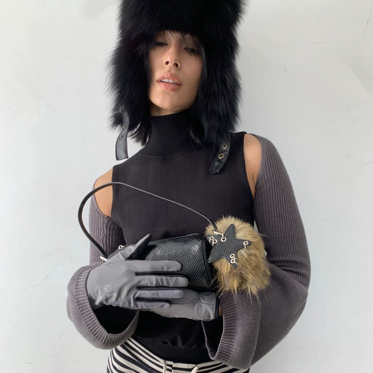 ECODAY Mini Pencil Case Cylinder Handbag