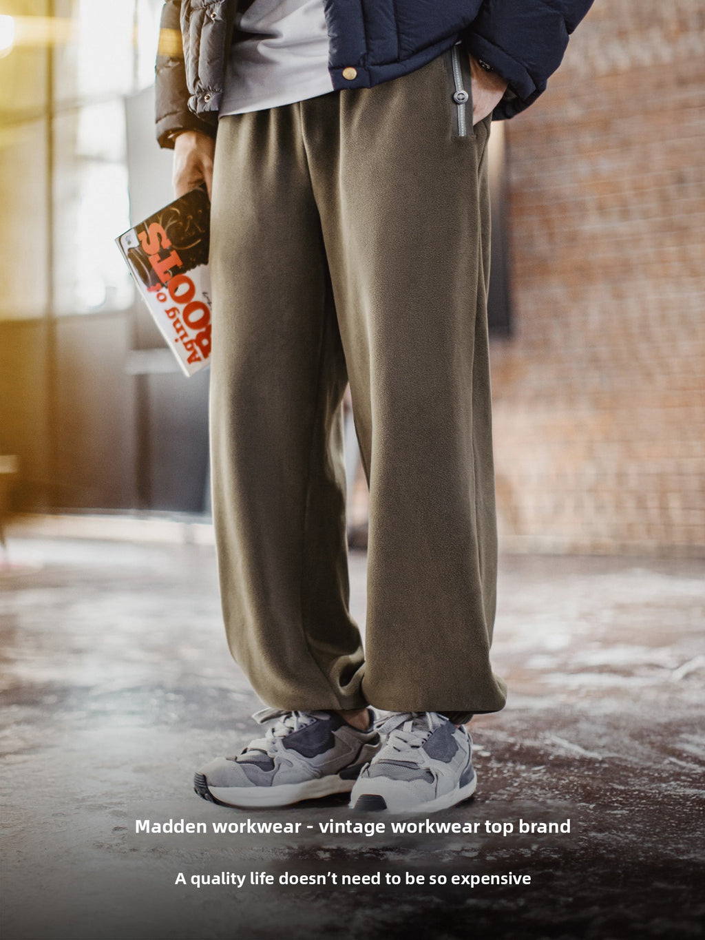 Madden Vintage Warm Fleece Sweatpants