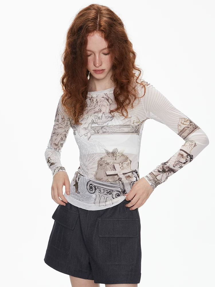 SUREENOUGH Retro Color Base Long Sleeve