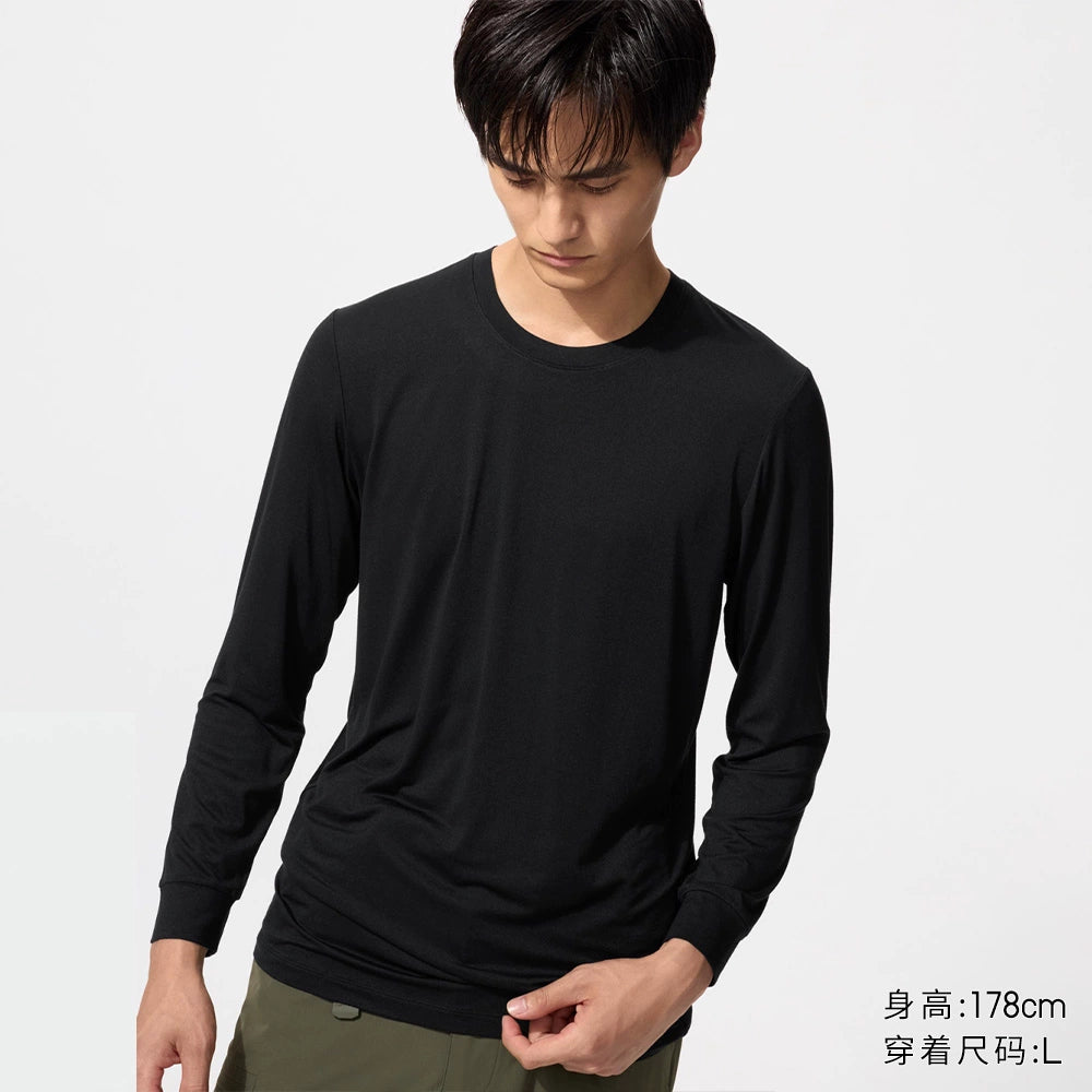 Uniqlo Casual Crew Neck 9-point Sleeve Warm Clothes