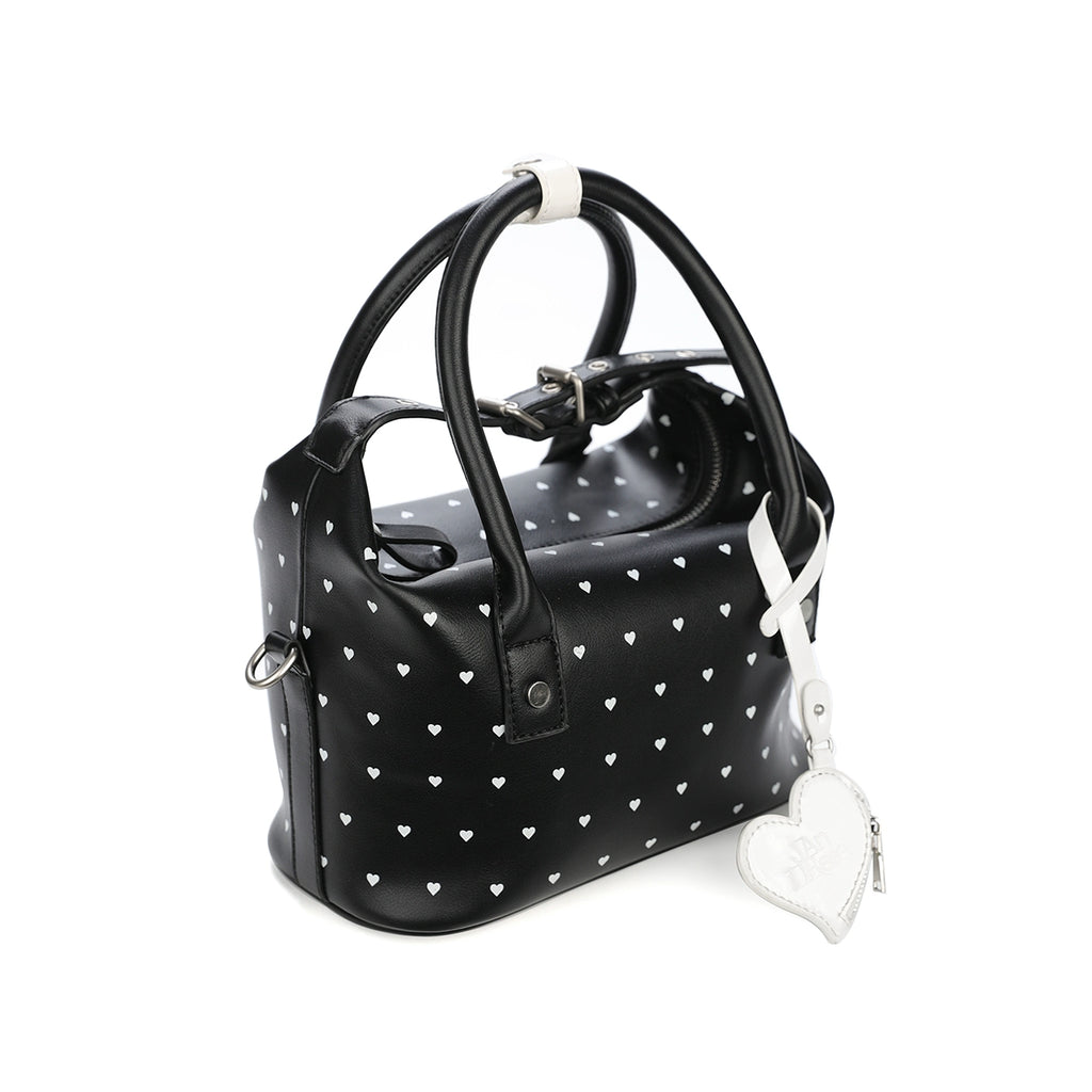 JANDRESS Polka Dot Belt Embellished Messenger Bag