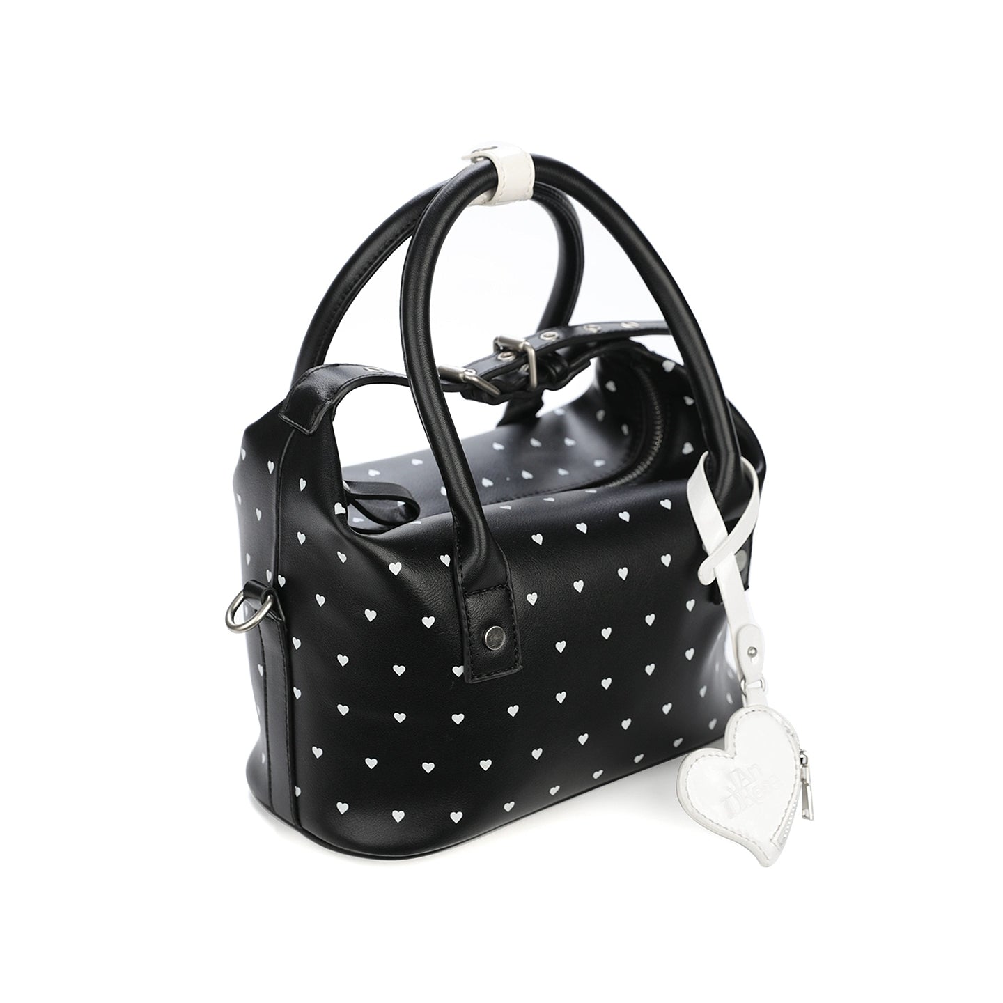 JANDRESS Polka Dot Belt Embellished Messenger Bag