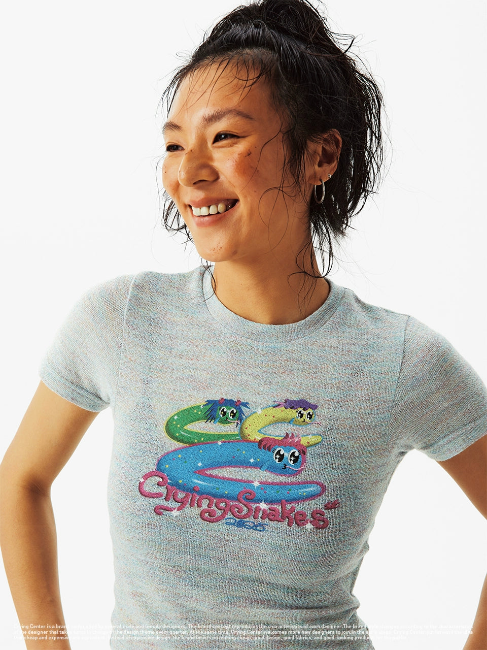 CryingCenter Breathable Color Yarn, Slim Sports Short Sleeve Tee