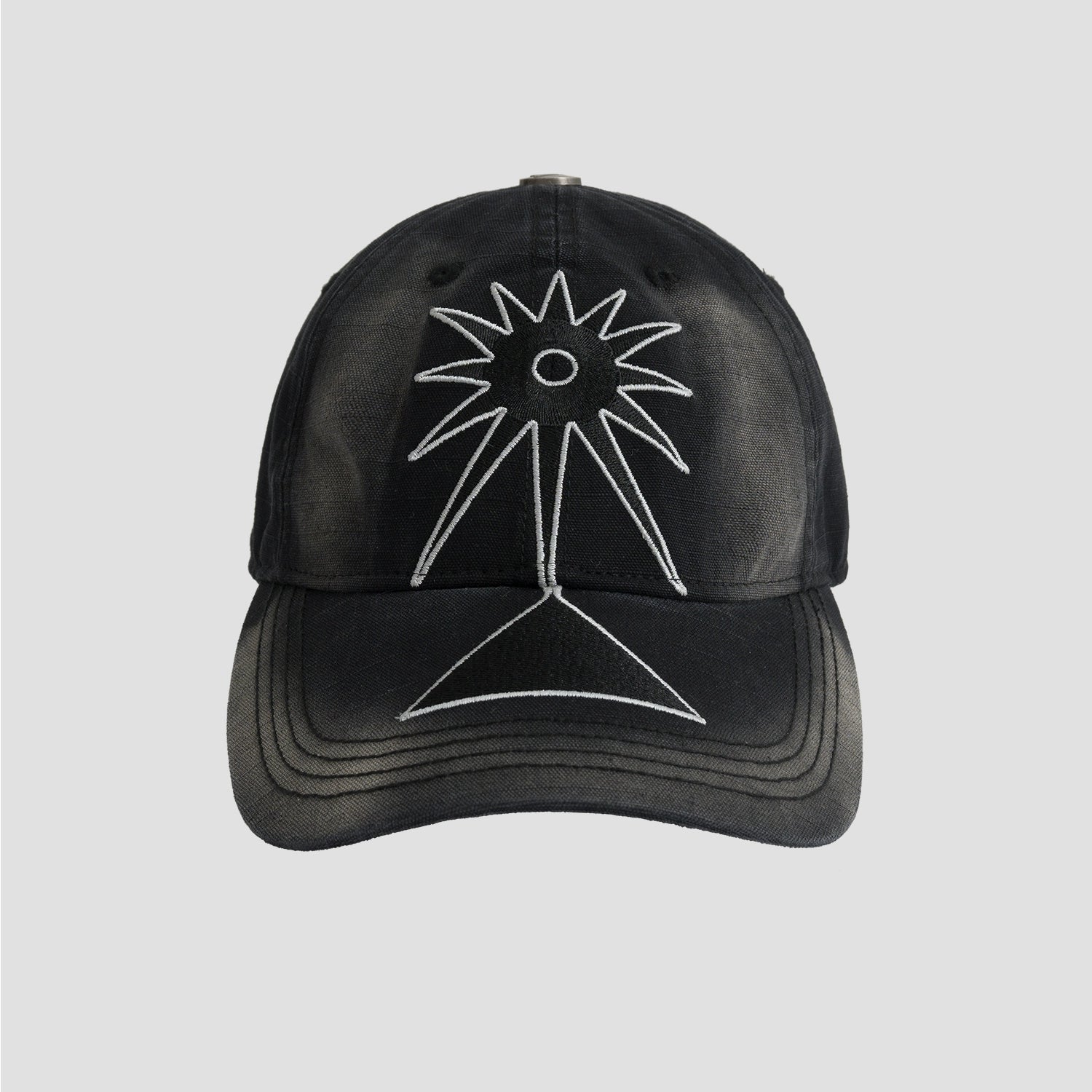 Fleamarket Embroidery Totem Cap with Curved Brim