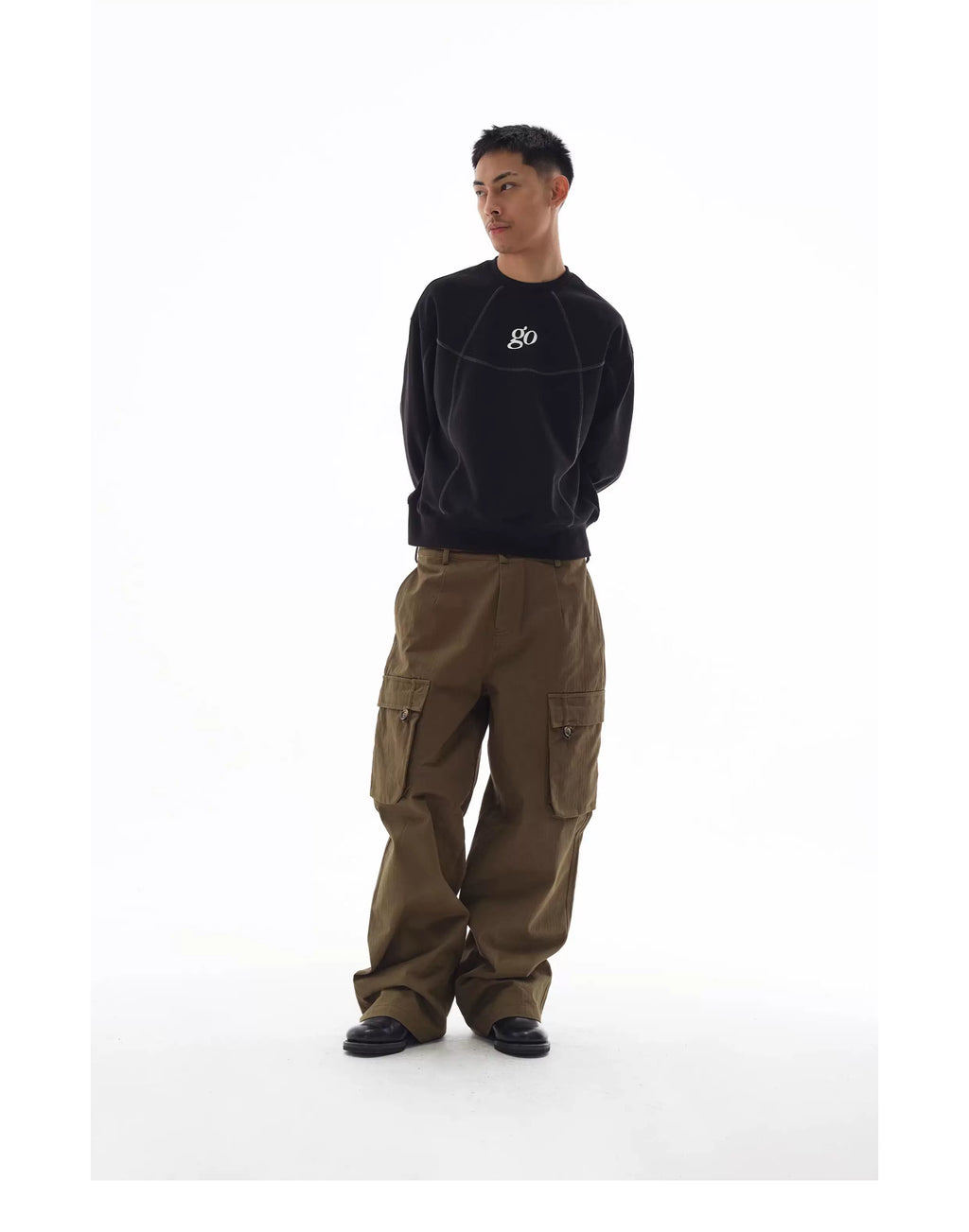 WebSurfGroupGO Crew Neck Casual Hatless Sports Sweater