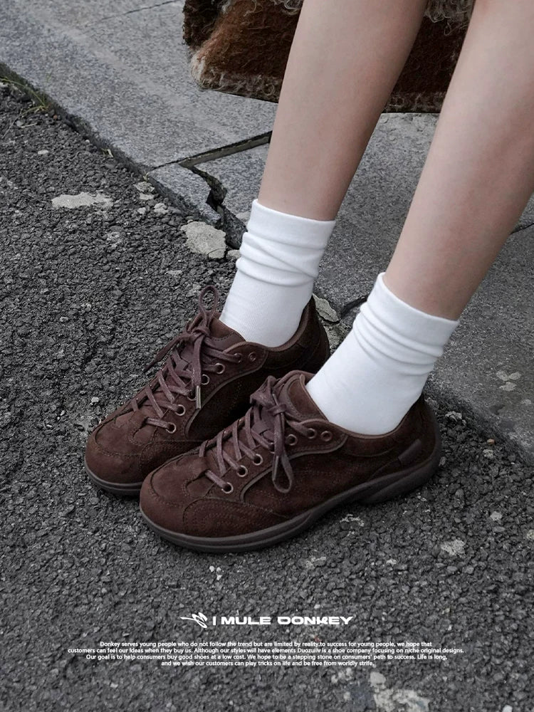 Mule Donkey Platform Maillard Casual Training Shoes