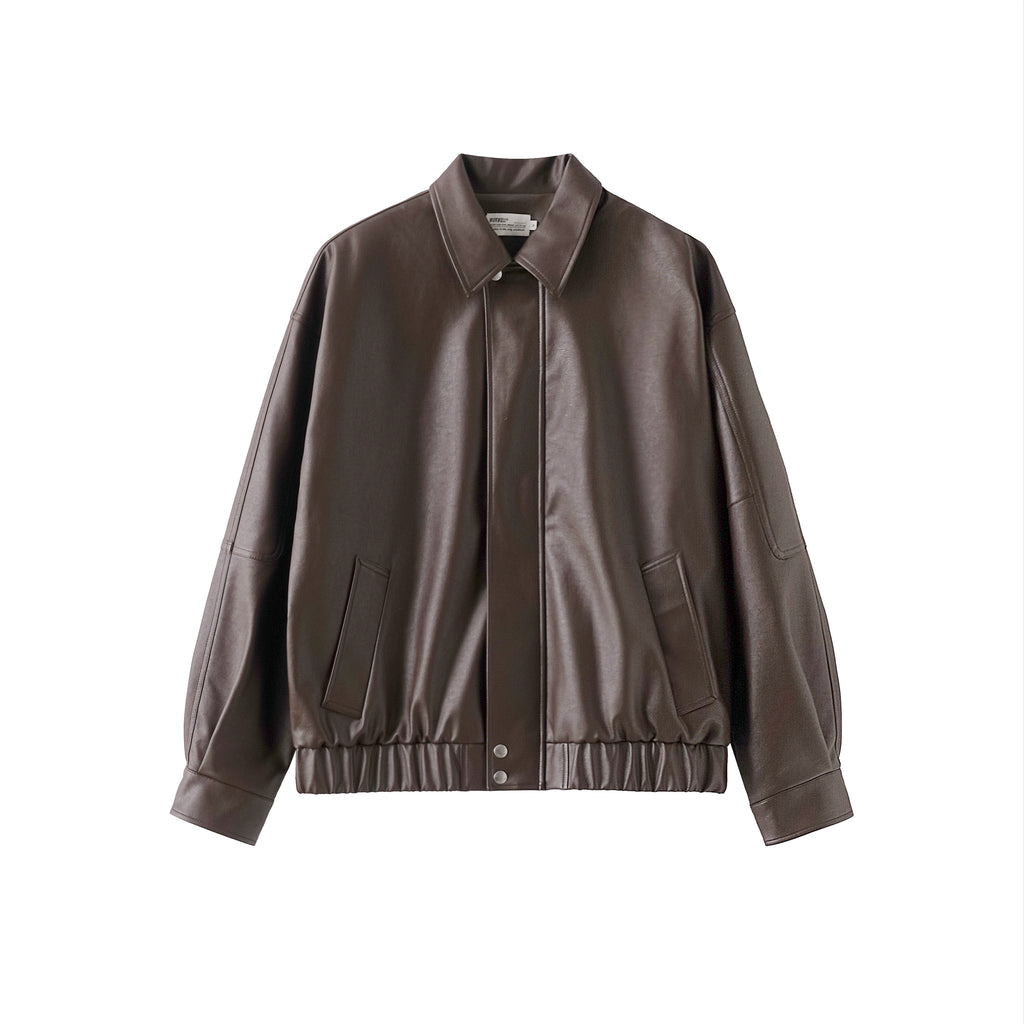 BUTTBILL  90 White Duck Down Leather Jacket