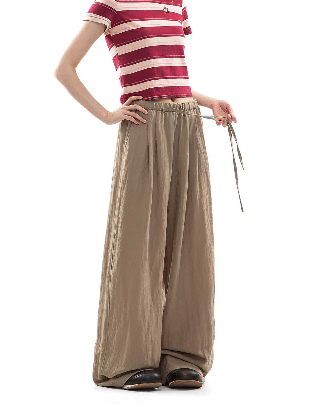 CHANT2nd Wide Leg Loose Pendant Casual Pants