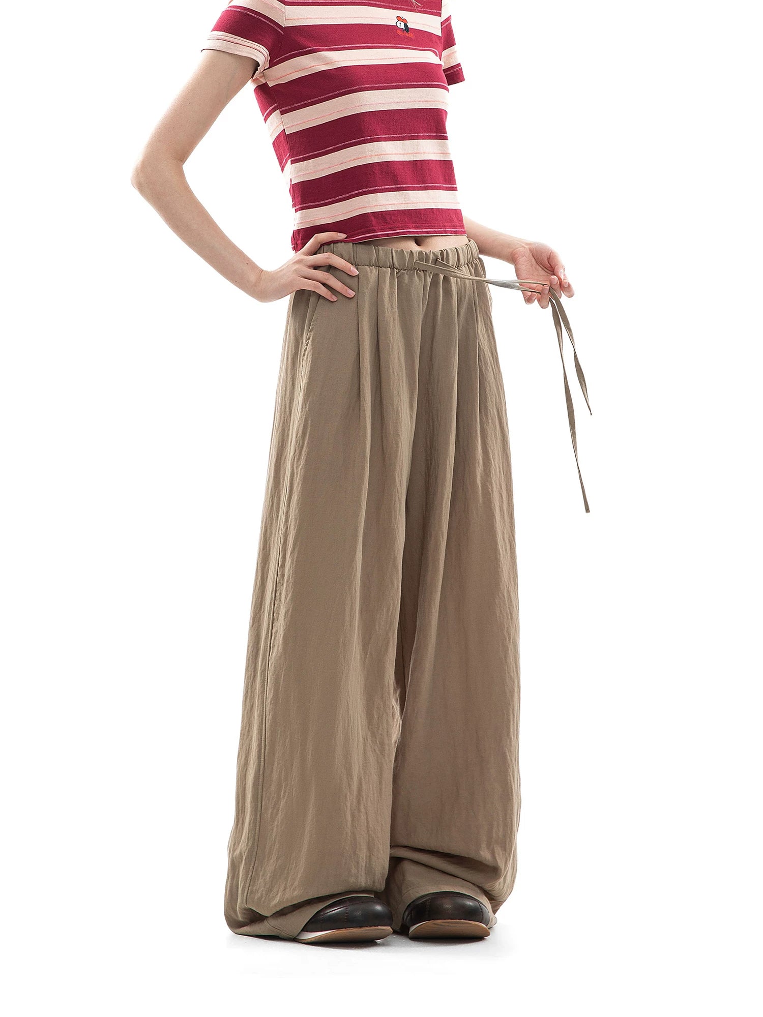 CHANT2nd Wide Leg Loose Pendant Casual Pants