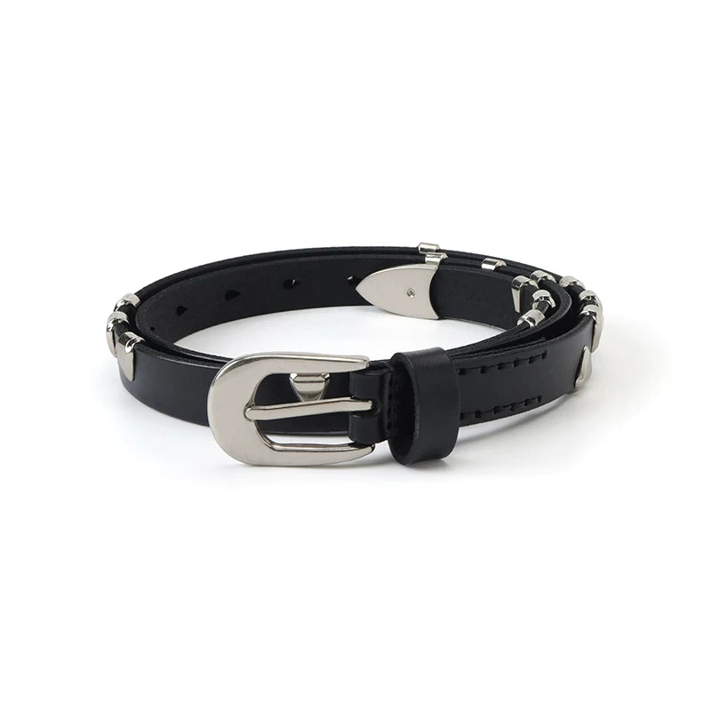 Borrowed Project Metal Claw Buckle Rivet Belt