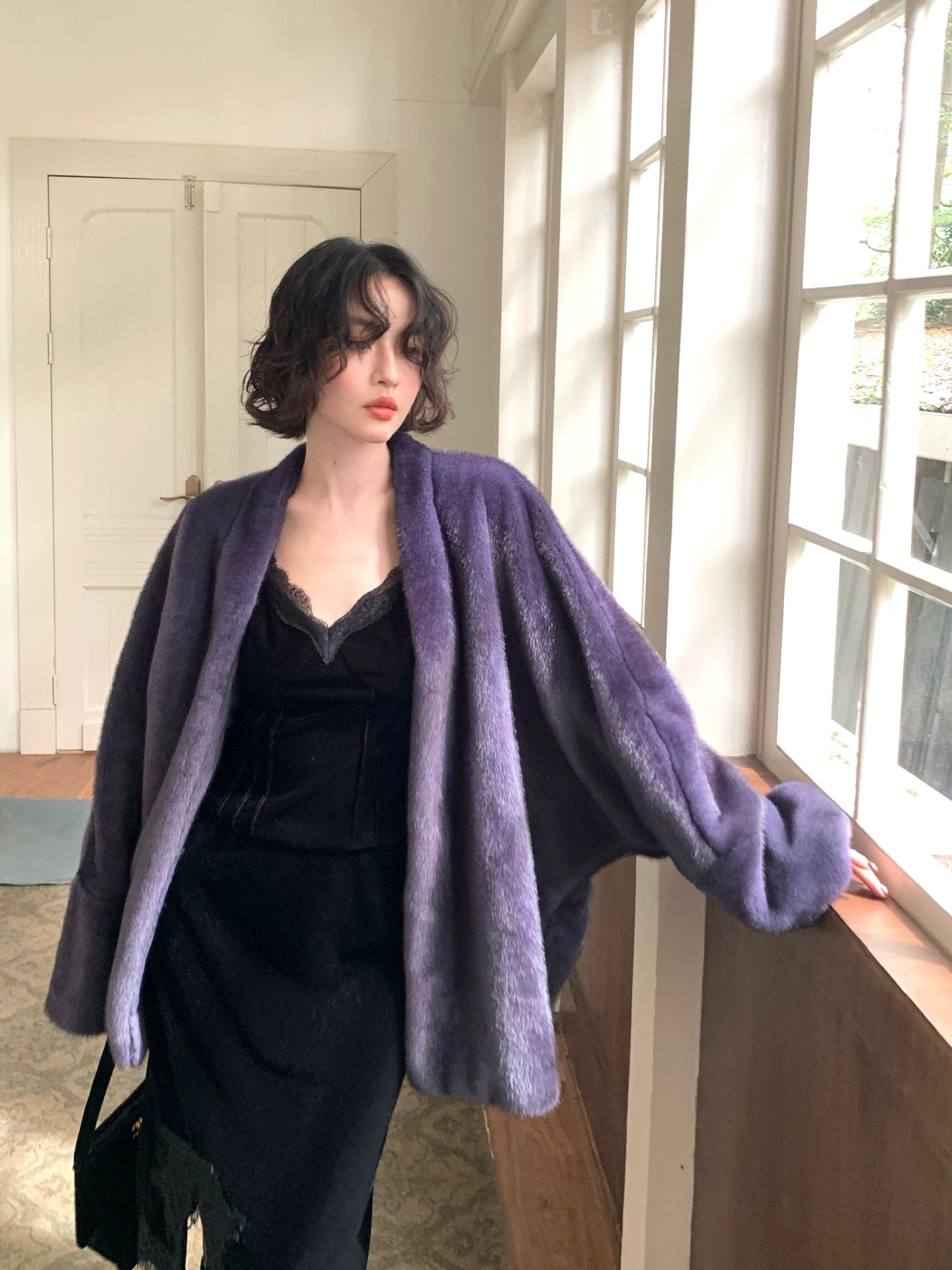 KELIFAN Vintage Eco-Friendly Fur Jacket