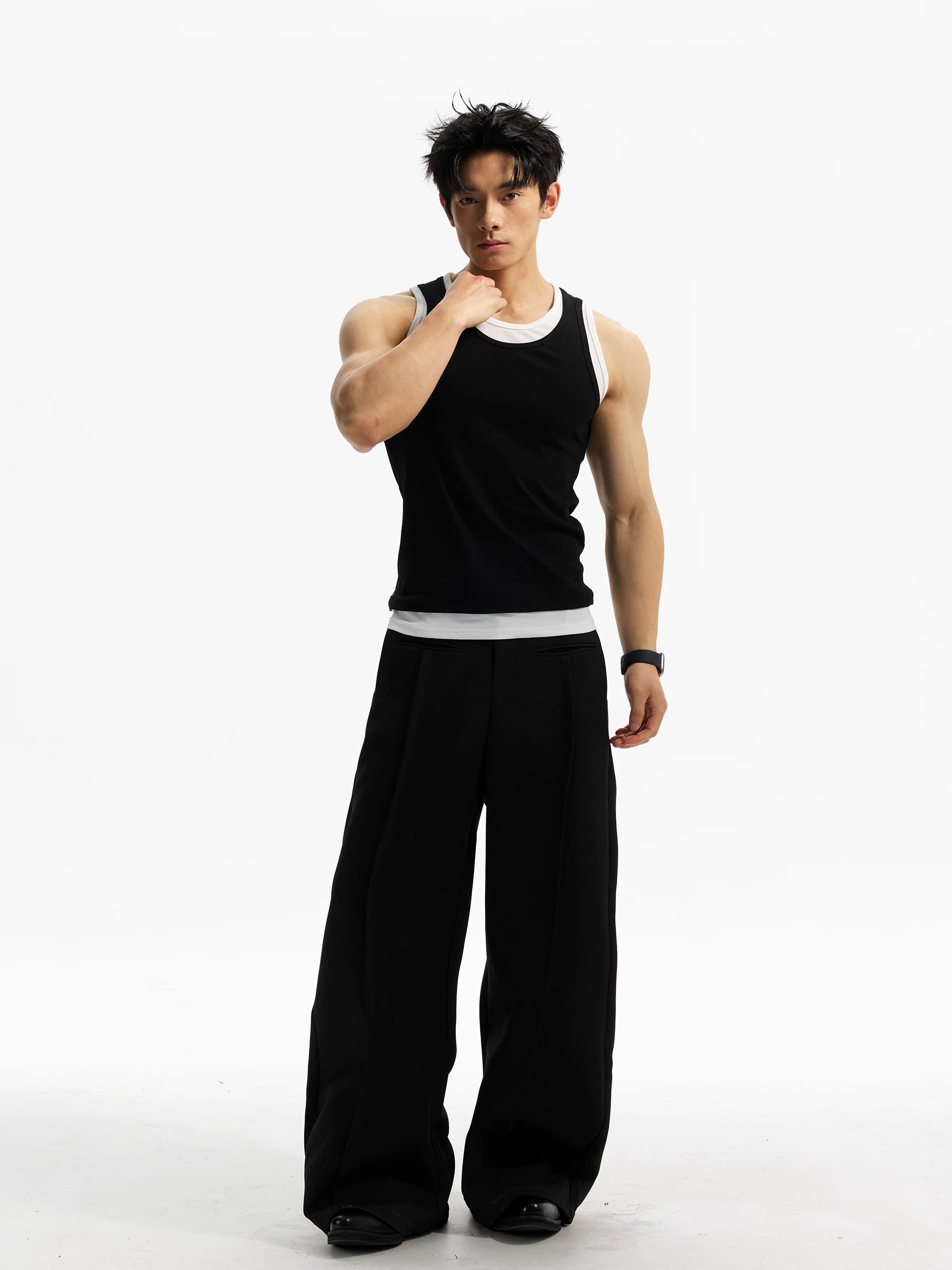 DAY NY Fake Two-piece Slim-fit Versatile Vest