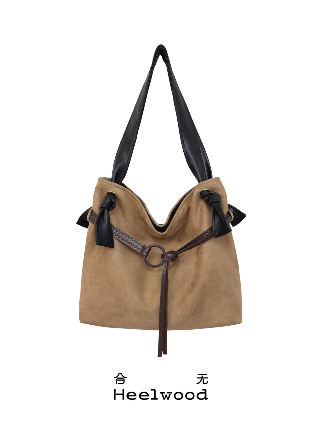 Heelwood Contrast Shoulder Tote Bag