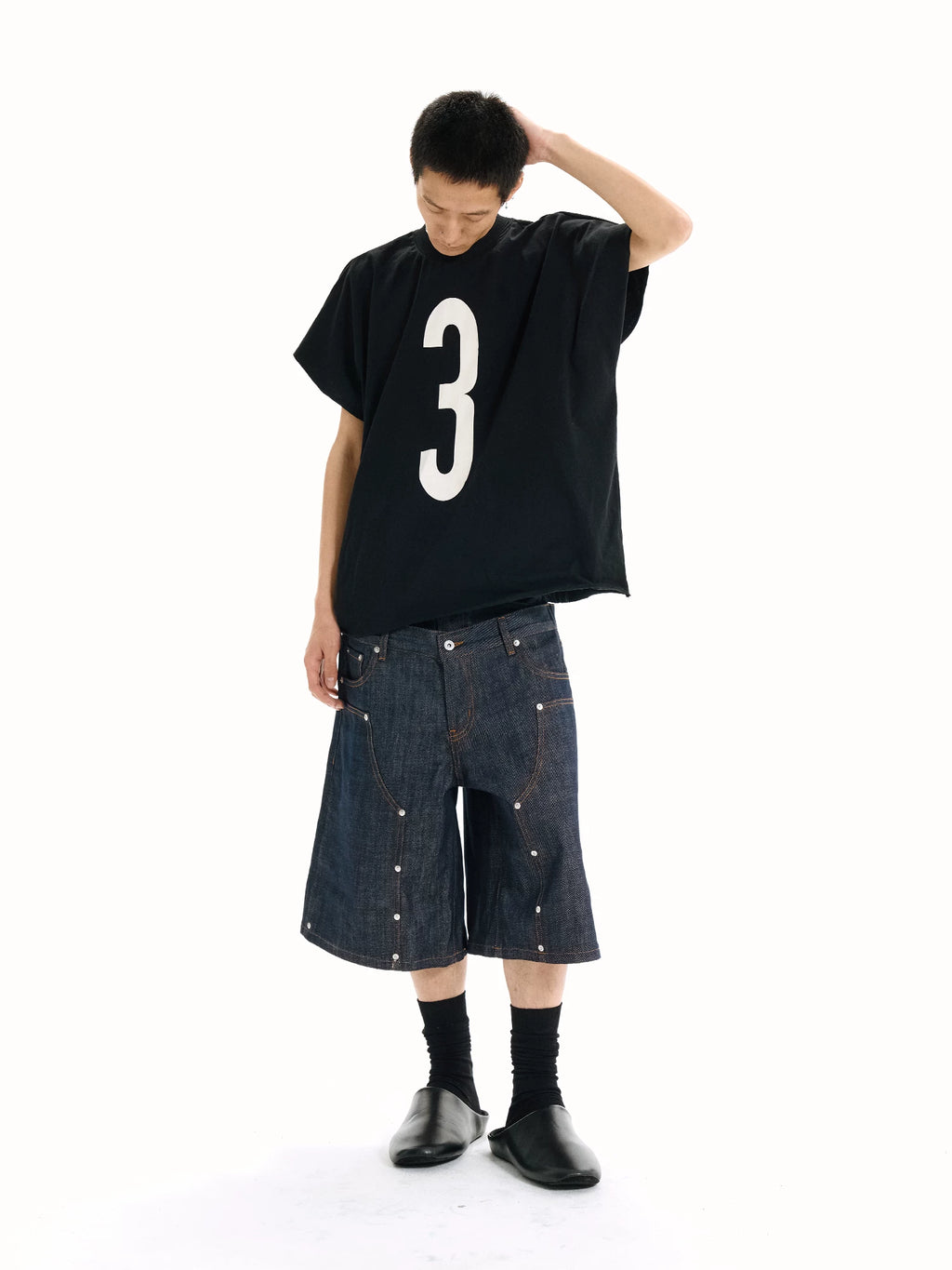 WANNA LAB Loose Sleeveless Vest