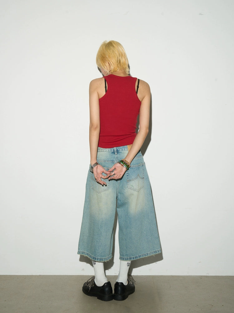 MICHINNYON Casual Sleeveless Slim-fit I-shaped Vest