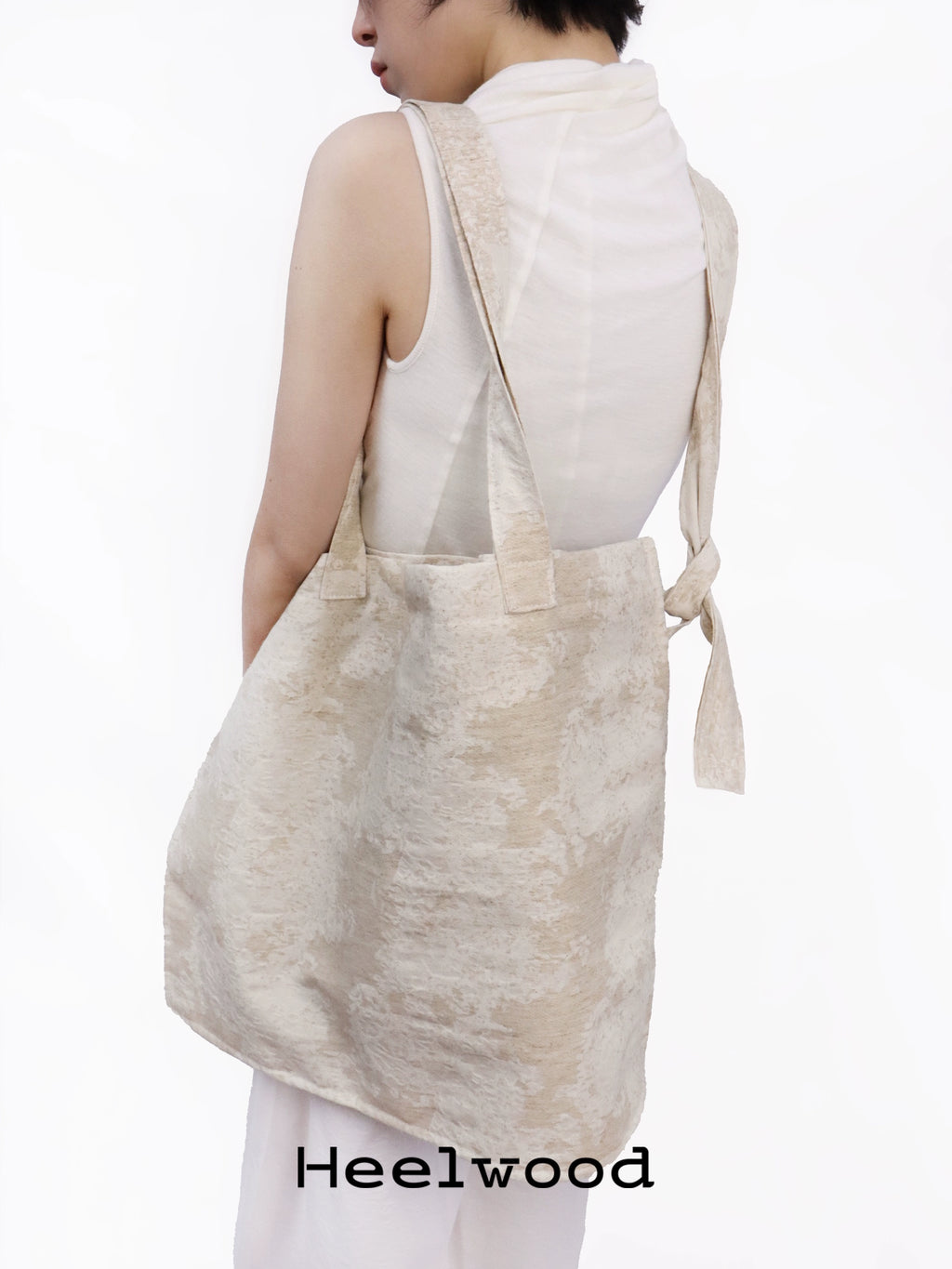 Heelwood Jacquard Large Capacity Tote Shoulder Crossbody Bag