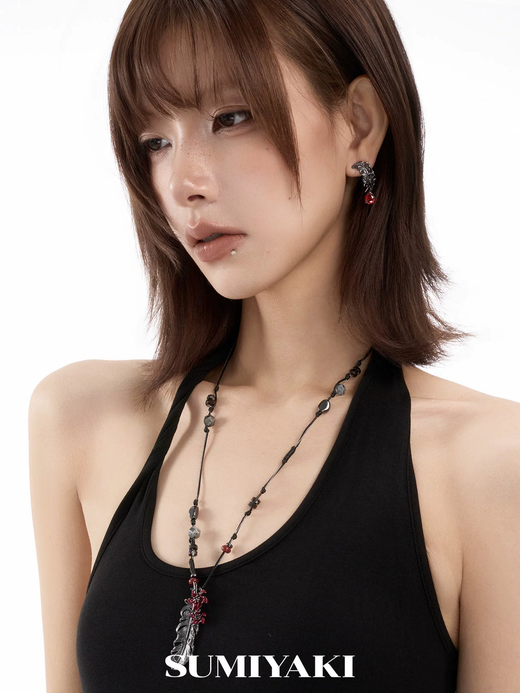 SUMIYAKI Niche Premium Feather Earrings
