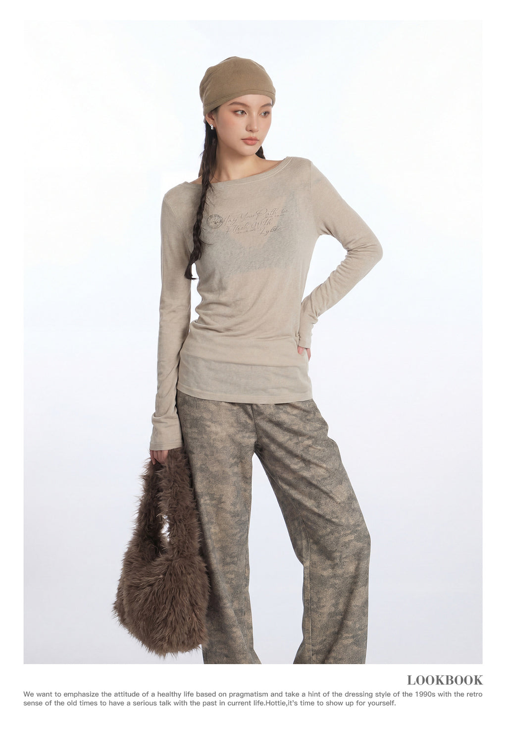 HeyHenry Vintage Slim Fit Micro Transparent Skinny Long Sleeves