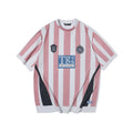 TGNS Vertical Striped Retro Sport Loose Tee