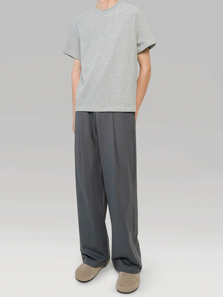 PLUS NO LOGO Micro-straight Sports Trousers
