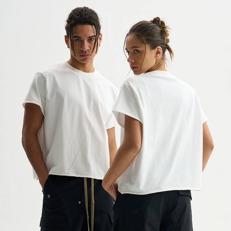 FIVE MEN Fashion Loose Simple Trend Short Sleeve Tee