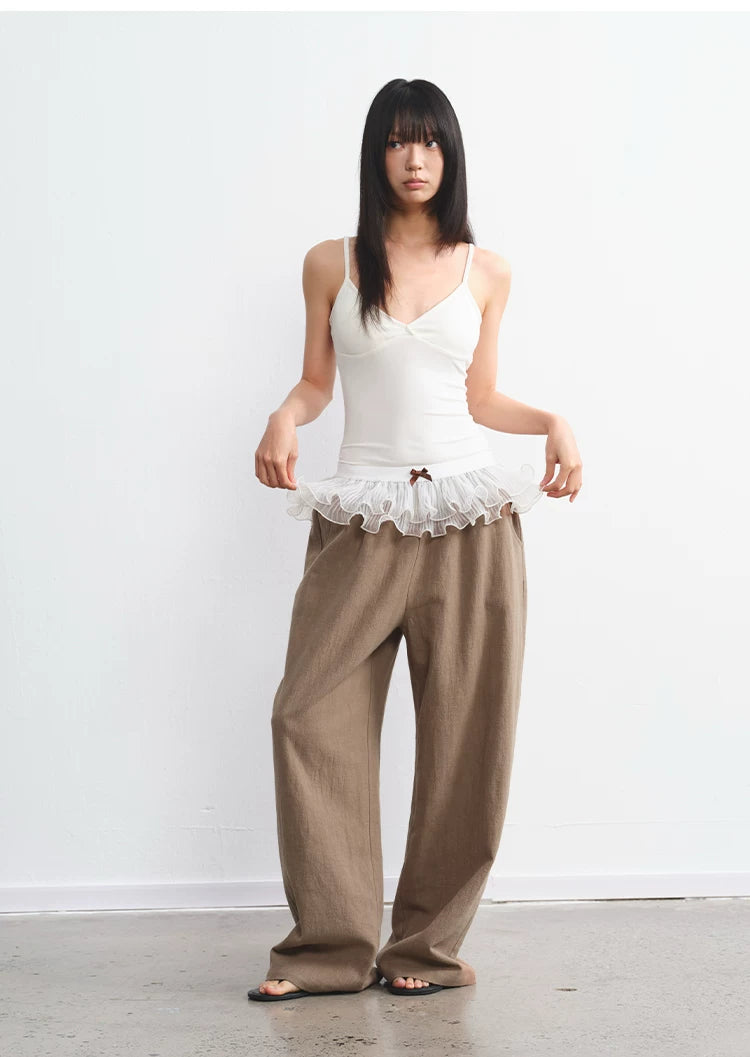 LINY LIBERTY Sling Vest Long-sleeved Set